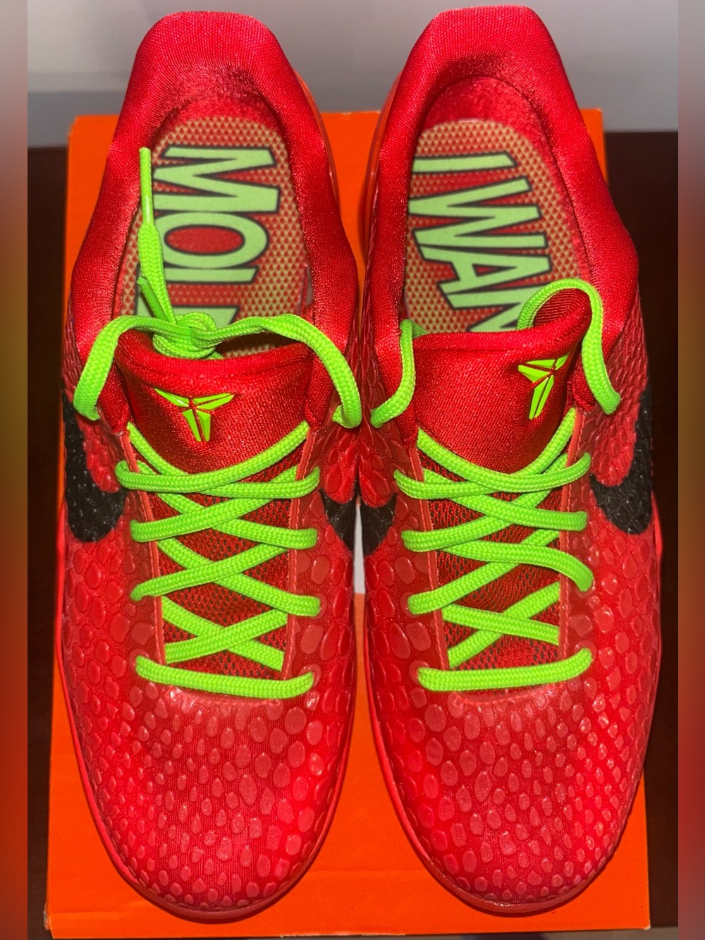 Nike Kobe 6 Protro Reverse Grinch Brand New With Box Grade School Size 7Y - Picture 2 of 5